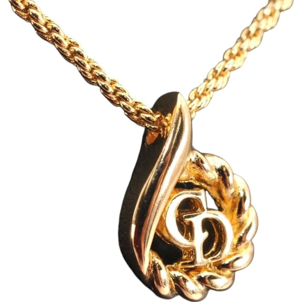 012172BV (L1) Christian Dior Necklace Chain Gold Metal - Picture 4 of 8